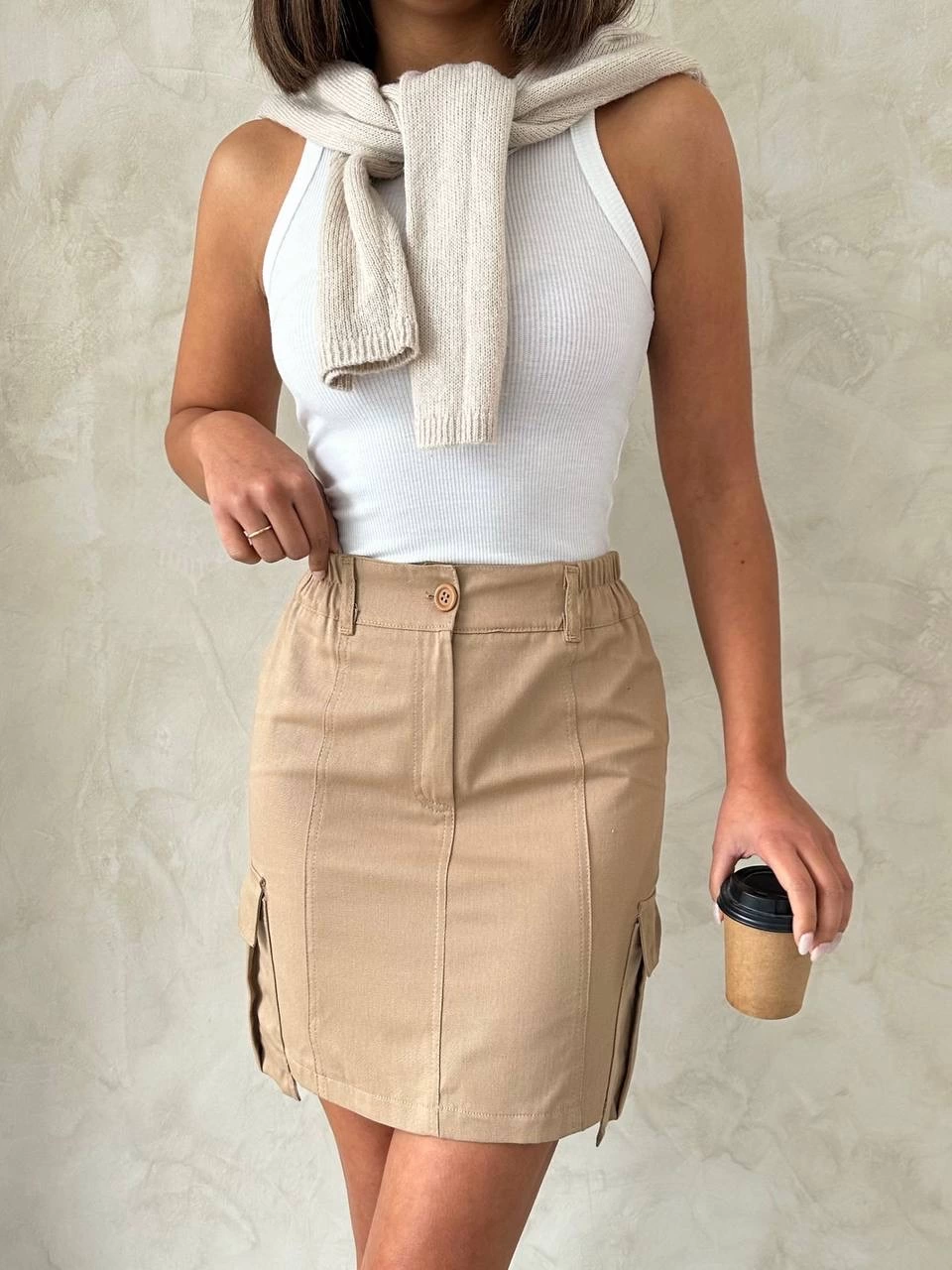 Kargo cep mini etek