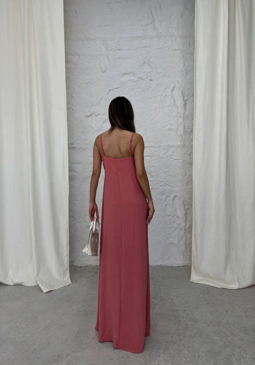 Aerobin uzun elbise pembe pt