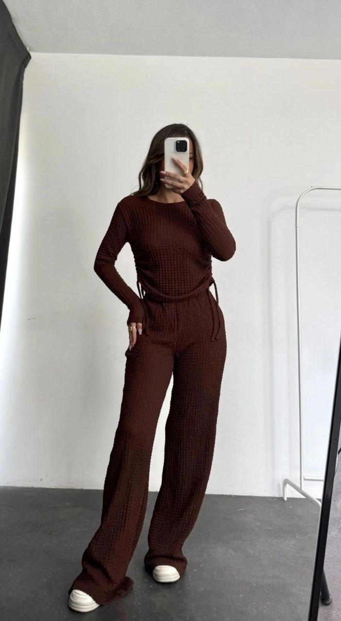 Bubble alt üst takım kahve pt510446