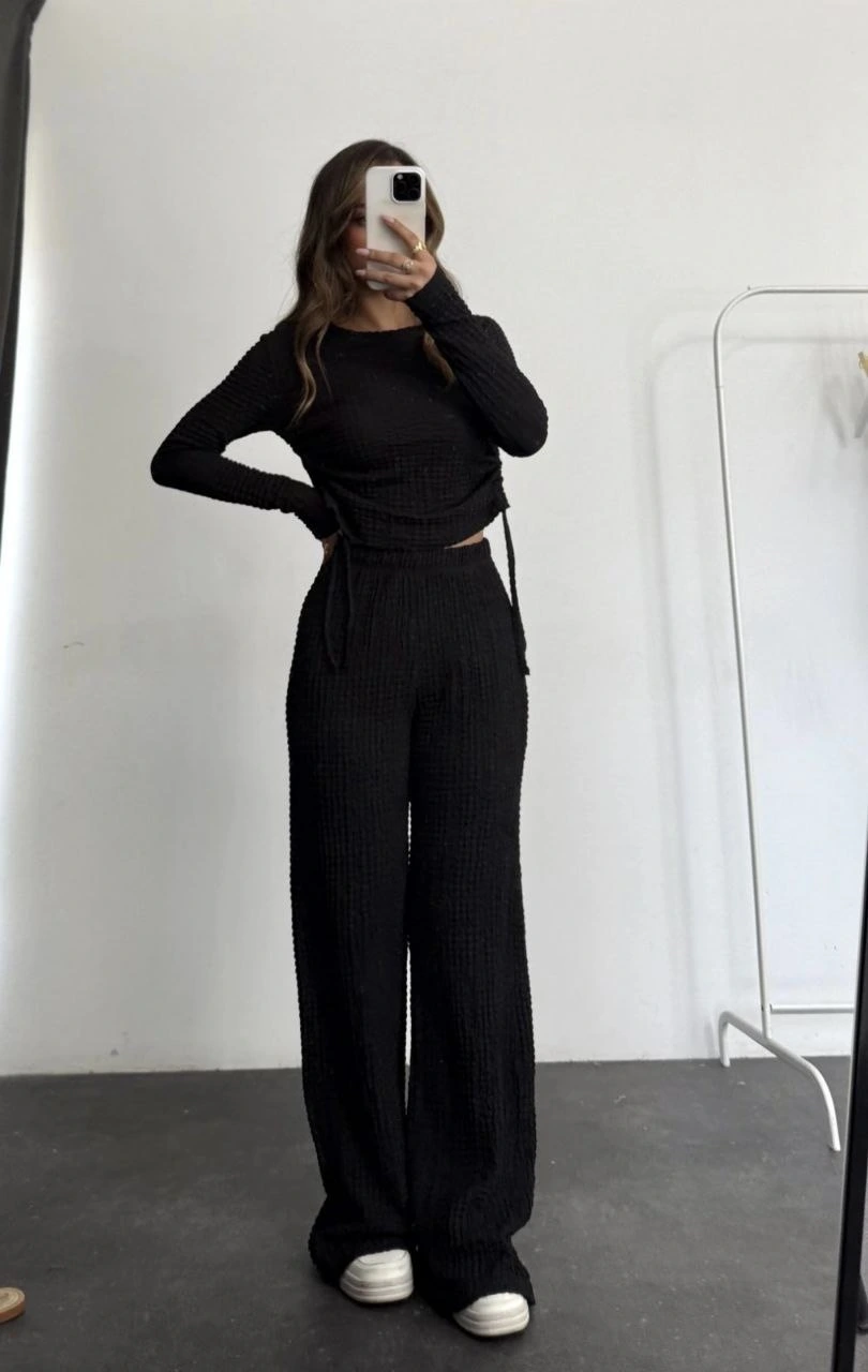 Bubble alt üst takım siyah pt510446