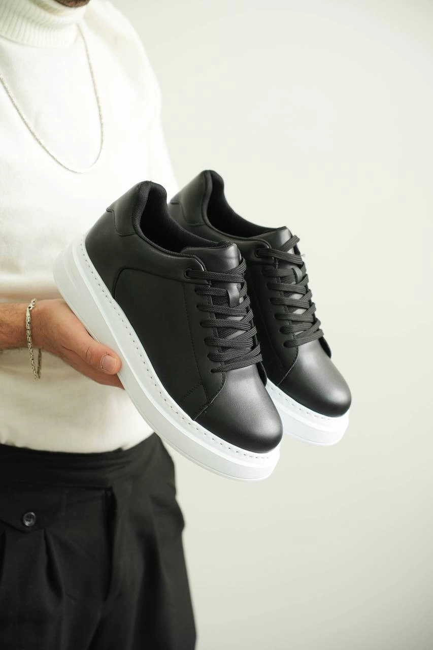 KB-B2 Kuback Siyah Cilt Günlük Erkek Ayakkabı