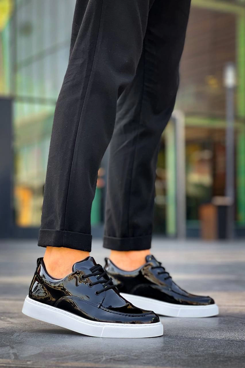 KB-X5 Kuback Siyah Rugan Günlük Erkek Ayakkabı