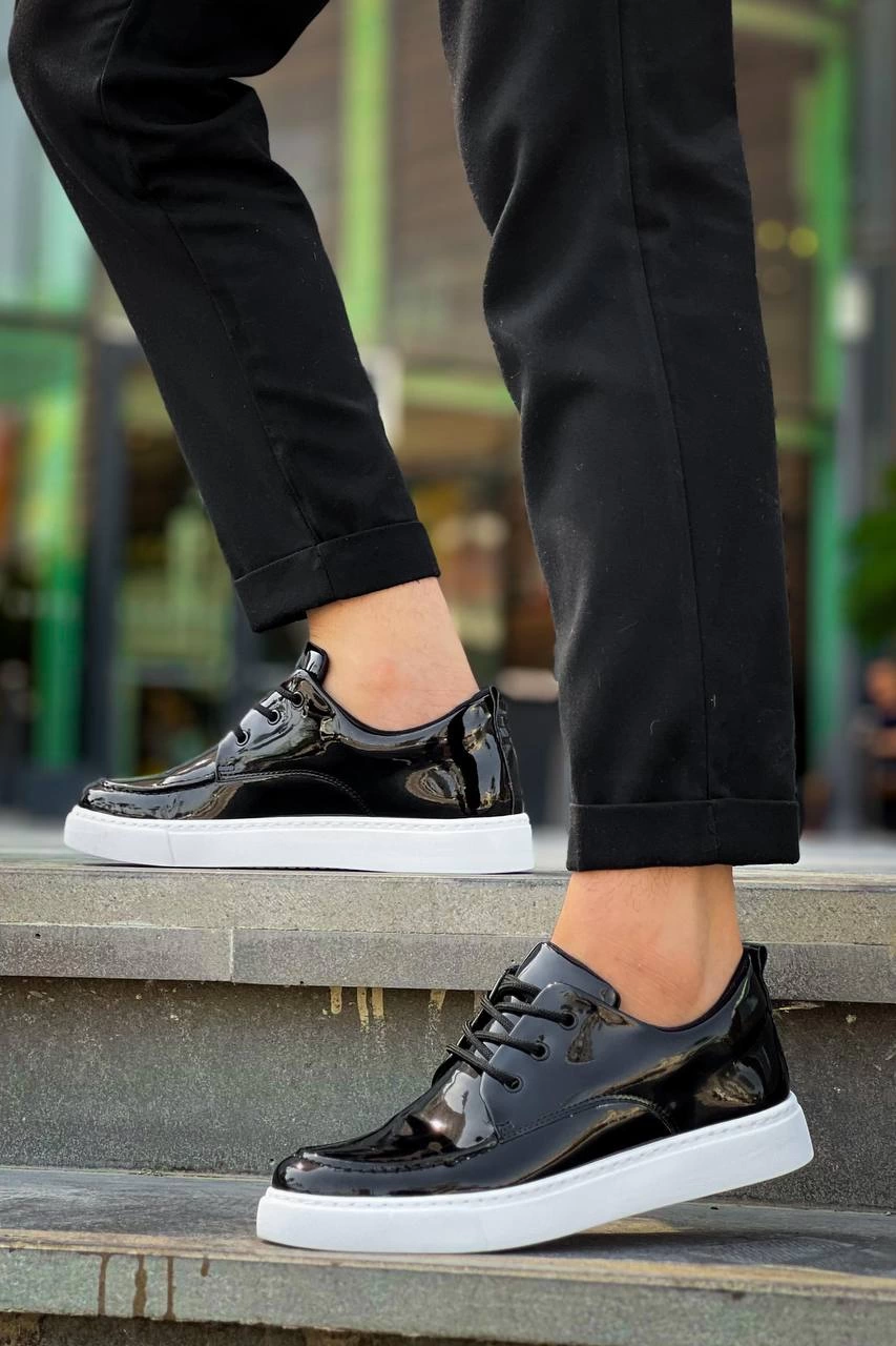 KB-X5 Kuback Siyah Rugan Günlük Erkek Ayakkabı